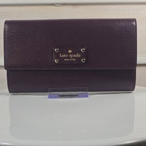 Kate Spade Dark wine color Wallet